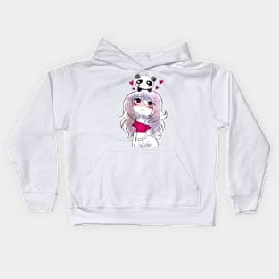 Panda Girl Kids Hoodie